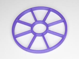 5 x Inlay für 40mm-Münzbox mit 12.5mm Aussparung apfelgrün