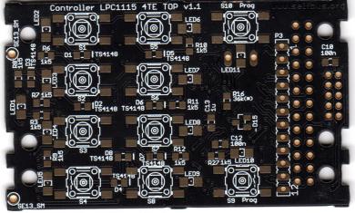 PCB Selfbus 4TE TOP Controller (ARM) 