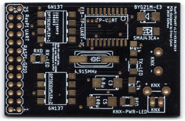 PCB TP-UART Schnittstelle für Raspberry Pi 