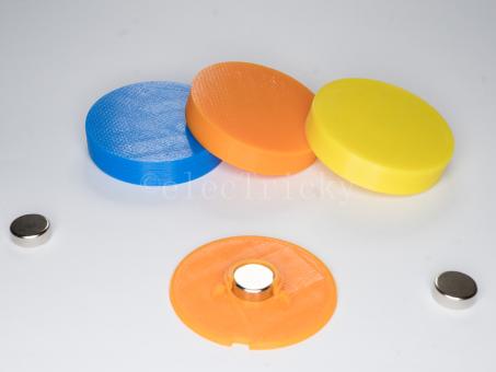 3D-Druck Box für SLIX-L Klebetags inkl. Magnet blau