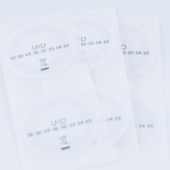 SLIX-L Toniebox-kompatible RFID-Tags (weißer Sticker, UID-Aufdruck) 