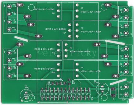 PCB Selfbus 8out 16A v2.1 - 70µm 